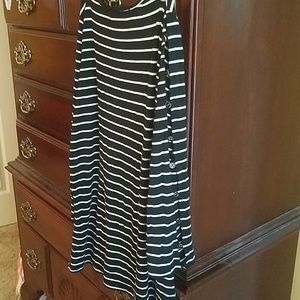 Cute striped 3/4 sleeve top